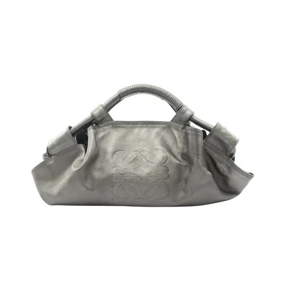 Loewe Nappa Aire Metallic Handbag Leather Green